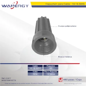 P1 CAPUCHON PARA CABLE 30PCS