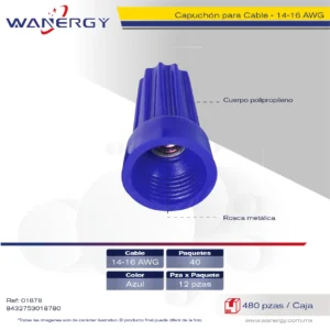 P2 CAPUCHON PARA CABLE 25PCS