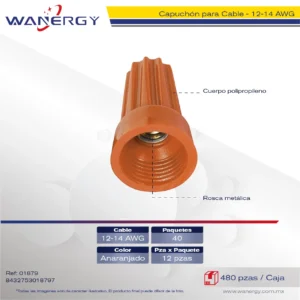 P3 CAPUCHON PARA CABLE 18PCS
