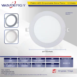 EMPOTRADO REDONDO MBD-121-001 AC85-265