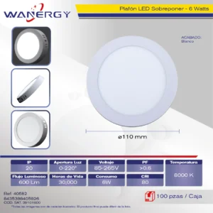 SOBREPONER REDONDO MBD-061-002 AC85-265