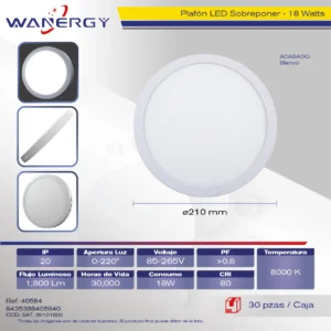 SOBREPONER REDONDO MBD-181-002 AC85-265