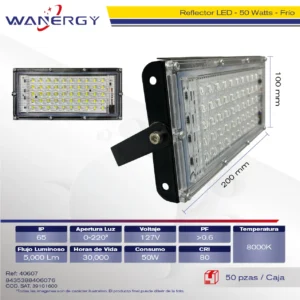 REFRECTOR ECONOMICO 50W 2835/9V/1W 50D