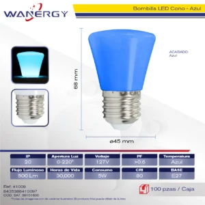 BOMBILLA LED CONO