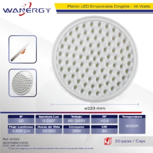 PANEL REDONDO AJUSTABLE