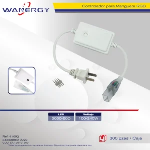 CONTROLADOR RGB MANGUERA 110V-5050-60LED
