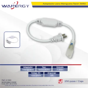 ADAPTADOR MANGUERA NEON 50M 7MM -5050-60LED