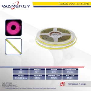 TIRA LED COB 252D SIN FUENTE