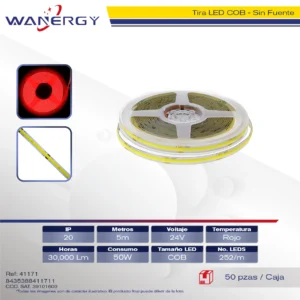 TIRA LED COB 252D SIN FUENTE