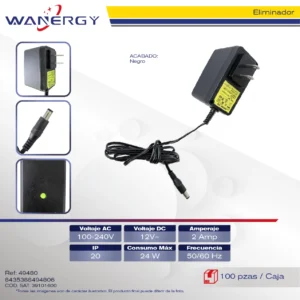 ELIMINADOR 12V-2AMP