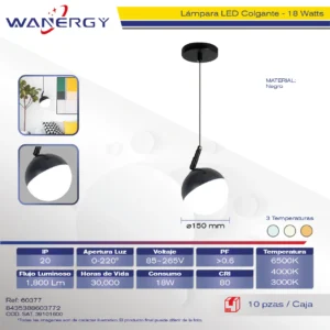 LAMPARA COLGANTE DECORATIVO MODERNO ACRILICO