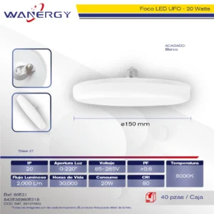 FOCO LED UFO 20W