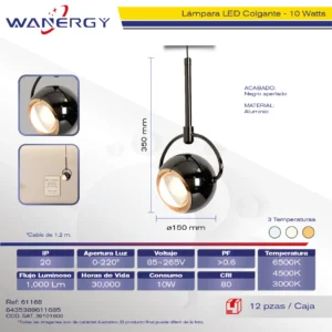 LAMPARA COLGANTE DECORATIVO MODERNO CRISTAL Y ALUMINIO