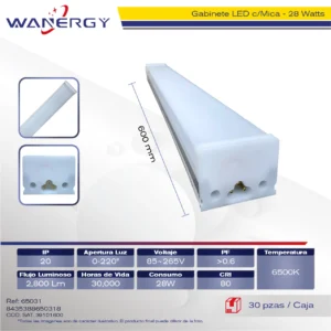 GABINETE C/ MICA OPALINO 0.6M