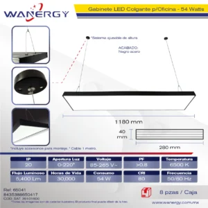 LUZ LED DE TIRA PARA OFICINA 5000Lm