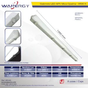 GABINETE LED A PRUEBA DE VAPOR 2835 5B30C