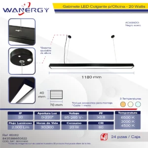 LUZ LED DE TIRA PARA OFICINA TRES TEMPERATURAS