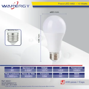FOCO AHORRADOR LED