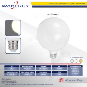 FOCO LED GLOBO G150