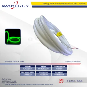 ANGUERA NEON REDONDA LED 180D*2/30W/M 5M