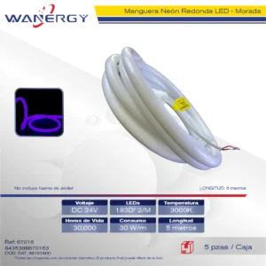 ANGUERA NEON REDONDA LED 180D*2/30W/M 5M