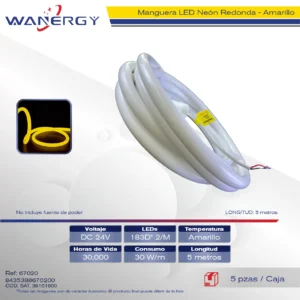 ANGUERA NEON REDONDA LED 180D*2/30W/M 5M
