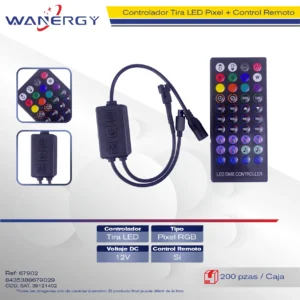 CONTROLADOR DE TIRA PIXEL DC12V 60059/60060 +