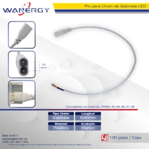 PIN DE REGLETE LED 50CM 0.75