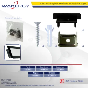 2010 ACCESORIOS PARA PERFIL EMPOTRABLE + +