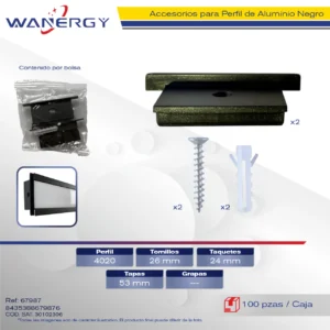 4020 ACCESORIOS PARA PERFIL EMPOTRABLE +