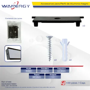 5020 ACCESORIOS PARA PERFIL EMPOTRABLE +