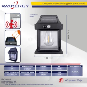 ARBONTANTE SOLAR RECARGABLE