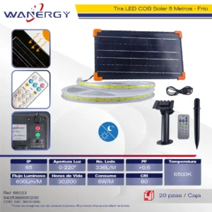 TIRA LED COB SOLAR 5M