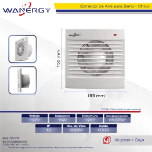 EXTRACTOR DE AIRE PARA BAÑO