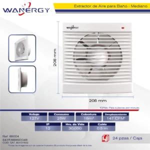 EXTRACTOR DE AIRE PARA BAÑO