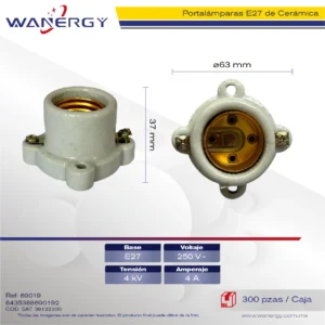 SOCKET DE CERAMICA